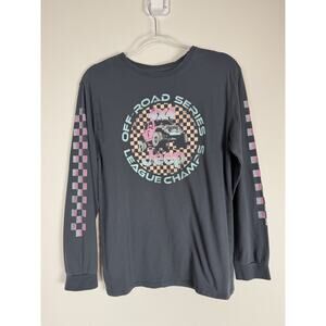 Jeep Collector's Tee Off Road Series Gray Long Sleeve Graphic Print L